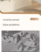 Vantuzlu Terlik Rafı - Füme Gri Genişletilmiş - 73.5cm - 2 Adet thumbnail 8