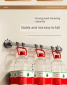 Vantuzlu Terlik Rafı - Füme Gri Genişletilmiş - 73.5cm - 2 Adet thumbnail 11