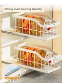 Mutfak Dolabı Çekmece Sepeti - [9cm + 20cm] Genişletilmiş Derin İki Adet - 5