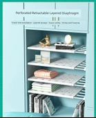 Çivisiz Teleskopik Gardırop Rafı - 42cm Genişlik 26-40cm Uzunluk - 6