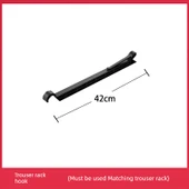 32mm Tavan Gardırop Elbise Askısı Aksesuarları - Pantolon Askısı Kancası (Pantolon Askılığı ile Eşleşmeli) - 1