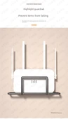 Duvara Monte Router Saklama Kutusu Rafı - Siyah Optik Modem Rafı + Router Raf Seti - 10