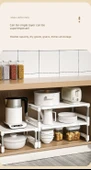 Mutfak Dolabı Organizer Rafı - Düz Uzunluk (28.5-36) Genişlik 26 Yükseklik 33cm - 11