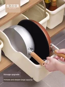 Tekerlekli Mutfak Saklama Kutusu - Çekmeceli - 3'lü Set - Makaralı - 4