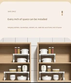 Mutfak Dolabı Organizer Rafı - Düz Uzun (44-52) Genişlik 26 Yükseklik 23cm thumbnail 9