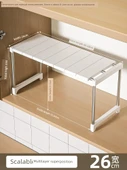 Mutfak Dolabı Organizer Rafı - Düz Uzun (60-68) Genişlik 26 Yükseklik 33cm - 1