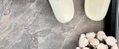 Duvara Monte Banyo Terlik Rafı - Krem Beyazı - 2 Adet - 7