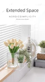 Penceresiz Banyo Rafı Mutfak Tezgahı - Pencere Önü Uzatma Plakası 70x15 cm - 10