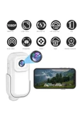 Torima CMR-27 Beyaz 1080P HD Kayıt, 140° Geniş Açı, Klips Tasarımlı Giyilebilir Aksiyon Kamerası - 2