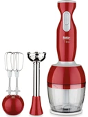 Fakir Tilia 1000 W Mikser & Blender Seti Kırmızı (MAĞAZA VİTRİN ÜRÜNÜDÜR) thumbnail 1