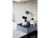 Saban 2 Bölmeli, Mutfak Düzenleyici Sepet Gri 26x 9 x 26 cm - 5