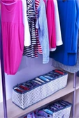 11 Bölmeli Puantiyeli Mavi Beyaz Çekmece ve Dolap İçi Akordiyon Organizer Small - 3