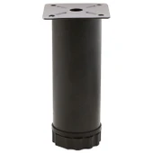 Mobilya Kanepe Baza Koltuk Metal Dolap Yükseltici Destek Ayağı Ayarlanabilir Siyah Ayak 10 cm 4 Adet thumbnail 4