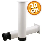 Mobilya Kanepe Baza Koltuk Metal Dolap Yükseltici Destek Ayağı Ayarlanabilir Beyaz Ayak 20 cm 4 Adet thumbnail 5