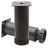 Mobilya Kanepe Baza Koltuk Metal Dolap Yükseltici Destek Ayağı Ayarlanabilir Siyah Ayak 10 cm 4 Adet thumbnail 5