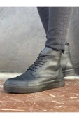TB029 CST Vulcanized Lace Up Erkek Bot SIYAH - 1