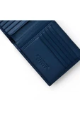 Tanner Erkek Lacivert Deri Özel Tasarım Çok Bölmeli Rfid Korumalı Cüzdan - 5