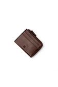 Seward Erkek Kahve (Plus Color)Deri Cep Tasarım Fermuar Kapamalı Rfid Korumalı Kartlık - 1