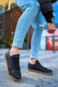 TB191 CKT Side Buckle Erkek Ayakkabı SIYAH thumbnail 5