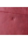 Beverly Kadın Bordo Deri Cepli Fermuarlı Rfid Korumalı Portföy Çanta - 5