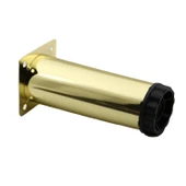 Mobilya Kanepe Sehpa TV Ünitesi Koltuk Ayağı Ayarlanabilir 10 cm Gold Altın Metal Baza Ayak 4 Adet - 5