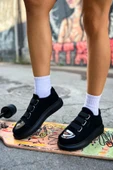 TB251 SST Mirror Suede Kadın Ayakkabı SIYAH - 2