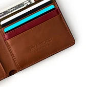 Eldridge Hakiki Deri Taba(Plus Color ) Erkek Ince Tasarım Çok Bölmeli Rfid Korumalı Cüzdan - 2