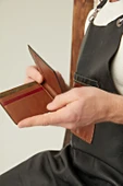 Eldridge Hakiki Deri Taba(Plus Color ) Erkek Ince Tasarım Çok Bölmeli Rfid Korumalı Cüzdan - 5