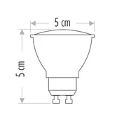 1 Adet 7 Watt, 4000 Kelvin, Çok Kaliteli Gu10 Duy Led Ampul, Yüksek Lümen 4000 Kelvin Gu10 Duy Ampul - 4