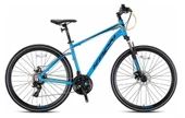 KRON TX 100 28 JANT 21 VİTES MEKANİK DİSK FREN FULL SHIMANO 16" MAVİ-TURUNCU/SİYAH - 1