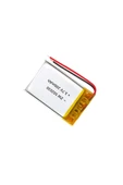 TrkTech 3.7V 200mAh Lityum İyon Pil Şarj Edilebilir Kulaklık Bataryası 30mm x 20mm x 3mm - 2