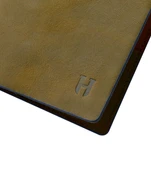 Eldridge Erkek Haki(Plus Color) Deri İnce Tasarım Çok Bölmeli  Rfid Korumalı Cüzdan - 6