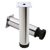 Mobilya Kanepe Baza Koltuk Dolap Metal Yükseltici Destek Ayağı Ayarlanabilir Krom Ayak 20 cm 4 Adet - 2