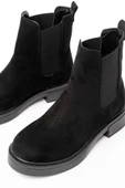 Siyah Süet Lastikli Günlük Kadın Bot thumbnail 4