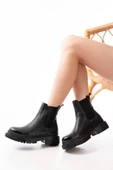 Siyah Lastikli Günlük Kadın Bot thumbnail 2