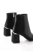 Siyah Fermuarlı Topuklu Kadın Günlük Bot thumbnail 5