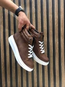 Tb202 Toronto Bağcıklı Cilt Erkek Spor Bot Bt - Taba - 4