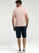 Arnetta Erkek Somon Kısa Kol Bermuda Pijama Takım 3318 thumbnail 3