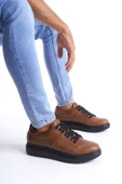 Tb151 Boost Bağcıklı Cilt Erkek Günlük Sneaker Ayakkabı Cst - Taba - 1