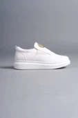 Tb161 Hippo Bağcıksız Cilt Erkek Günlük Sneaker Ayakkabı Cbt - Beyaz - 4