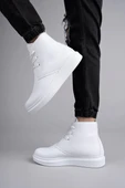 Tb207 Oslo Bağcıklı Cilt Erkek Günlük Spor Bot Bt - Beyaz - 3