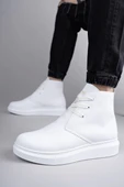 Tb207 Oslo Bağcıklı Cilt Erkek Günlük Spor Bot Bt - Beyaz - 2