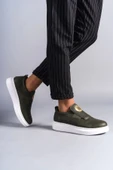 Tb161 Hippo Bağcıksız Cilt Erkek Günlük Sneaker Ayakkabı Cbt - Haki - 2