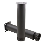 Mobilya Kanepe Baza Koltuk Metal Yükseltici Destek Ayağı Ayarlanabilir Siyah Ayak 25 cm 4 Adet thumbnail 3