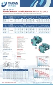 Varan CS 115 Tek Kademe Monoblok Santrifüj Pompa 1.5 HP / 1.1 kW, Trifaze 380 V, 31 Mss, 8 m3/h thumbnail 3