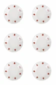 Porland Uğur Böceği Çay Tabağı 11cm 6 lı - 1