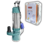 Varan QDX 6-50/4-2.2A KORUMA PANOLU Temiz Su Yüksek İrtifa Dalgıç Pompa 3 HP / 2.2 kW, Monofaze 220 V - 1