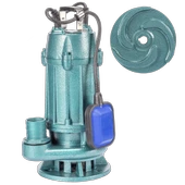 Varan WQD 5-15-0.75F Açık Çarklı Foseptik Dalgıç Pompa 1 HP/ 0.75 kW, Monofaze 220 V, 15 Mss, 20 m3/h - 1