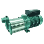 Varan BM 4-9x5 Yatay Kademeli Noril Fanlı Santrifüj Pompa 2 HP / 1.5 kW, Monofaze 220 V, 66 Mss, 6 m3/h thumbnail 1