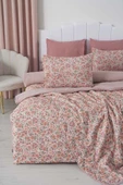 Rivaİstanbul Pembe Bahar Çift Kişilik Nevresimli Pike Takımı - 7 Parça Çeyiz Seti thumbnail 3